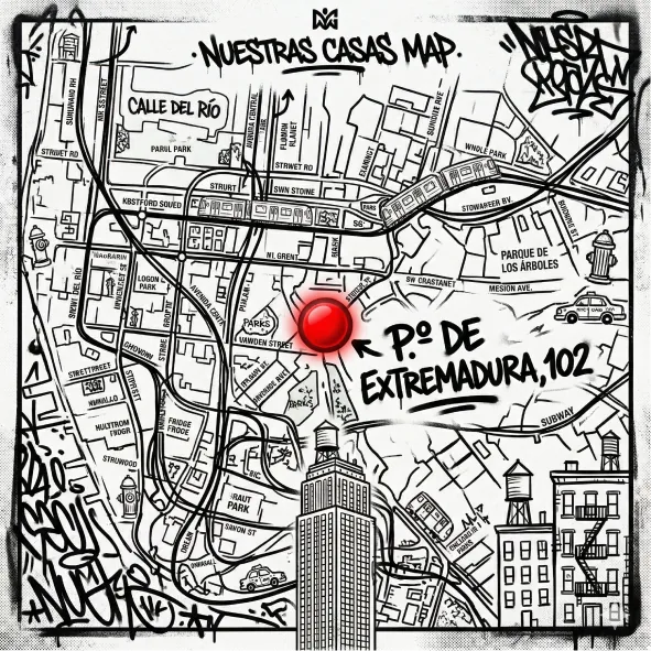 Mapa Broadway Latina